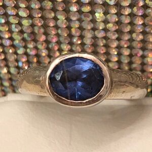 NWOT Sterling Silver Topaz Ring